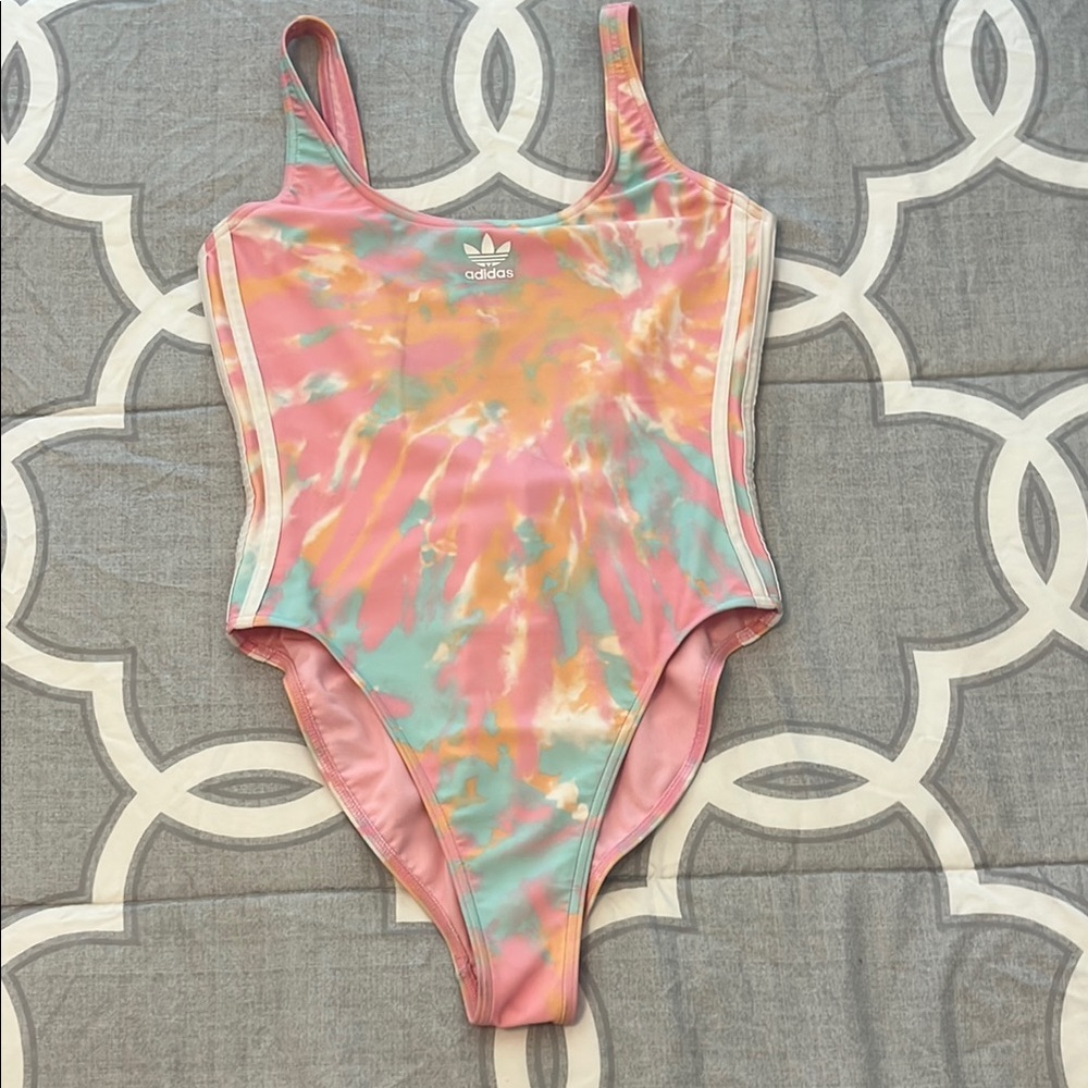 Adidas Pastel Tie-Dye Swimsuit